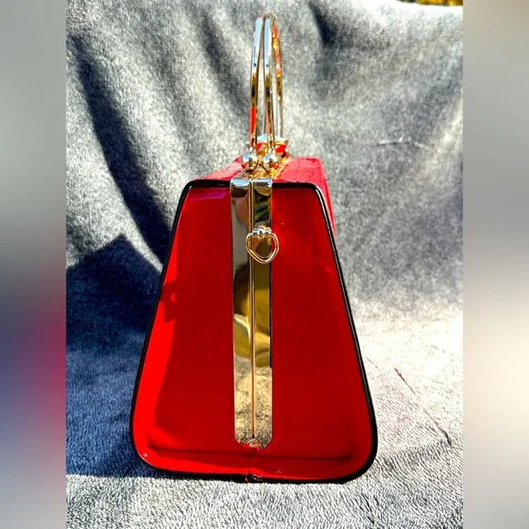 ‼️SOLD‼️Red Patent Leather Bag - Picture 5 of 6